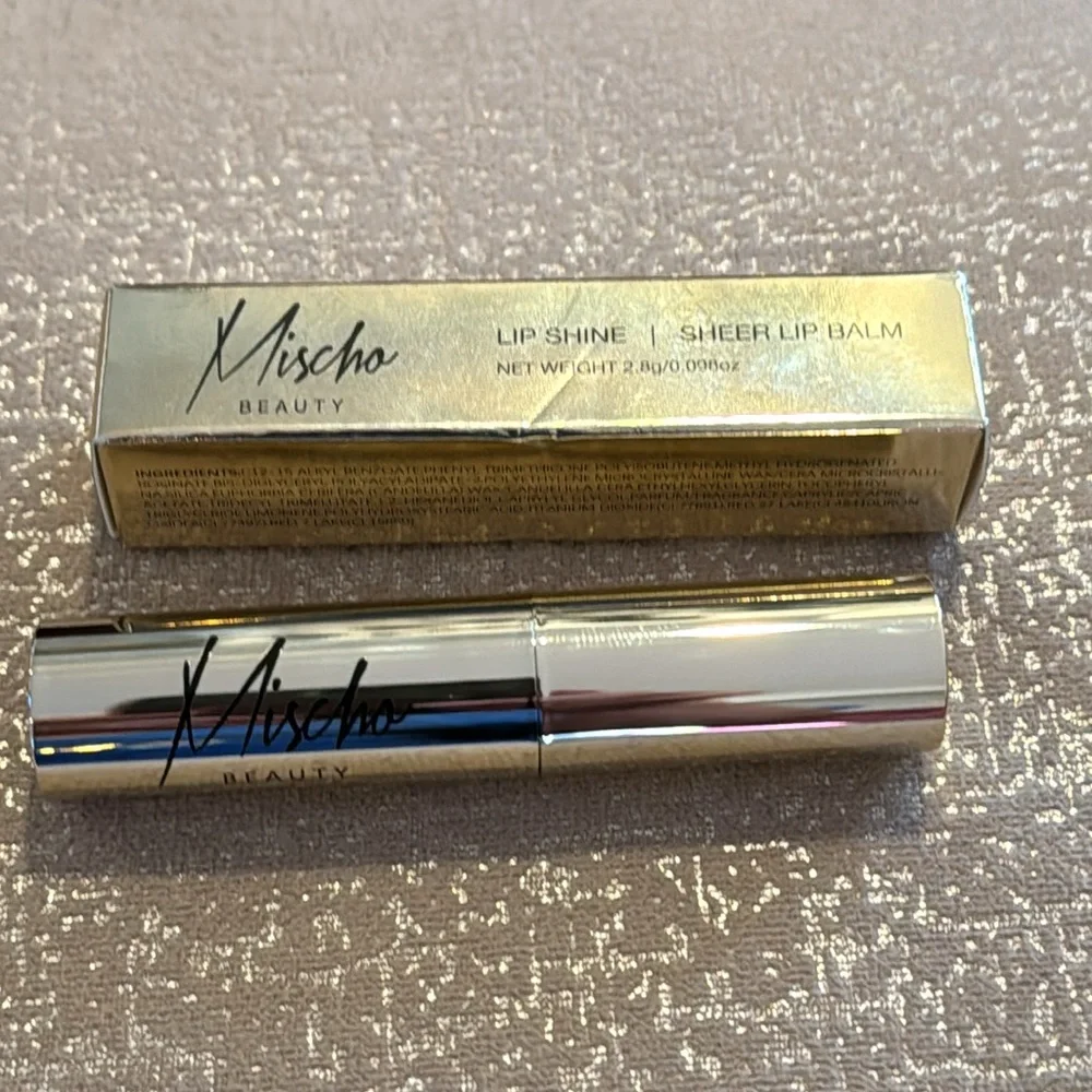 Mischo Beauty Sheer Lip Shine + Lip Balm in Worthy